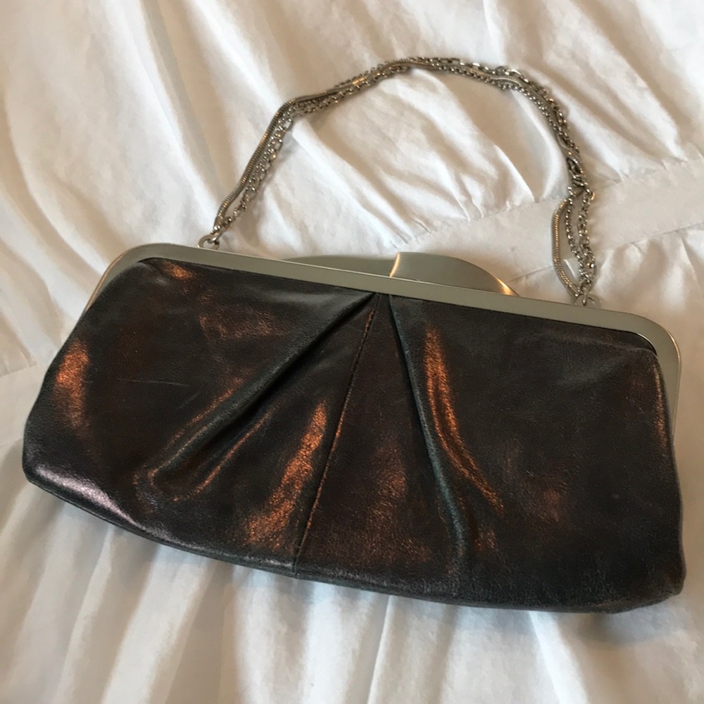 Boho metallic wallet clutch